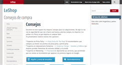 Desktop Screenshot of leshop.com.ar